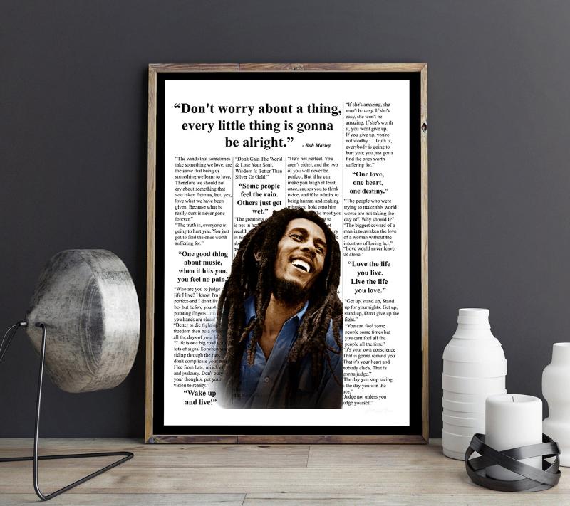 Bob Marley Frame Mockup