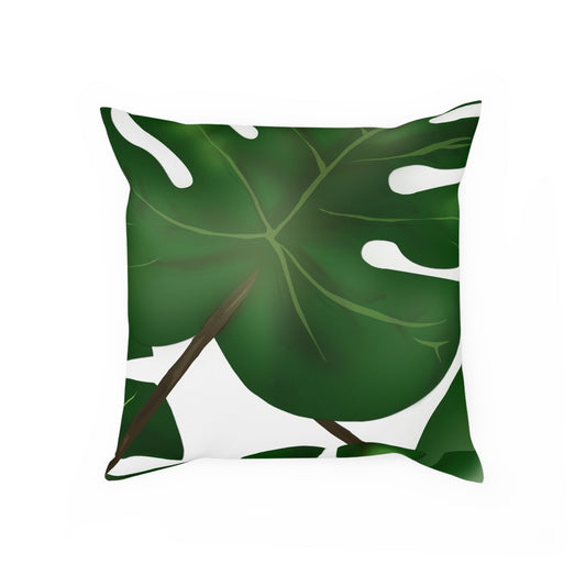 Emerald Leaves Cushion